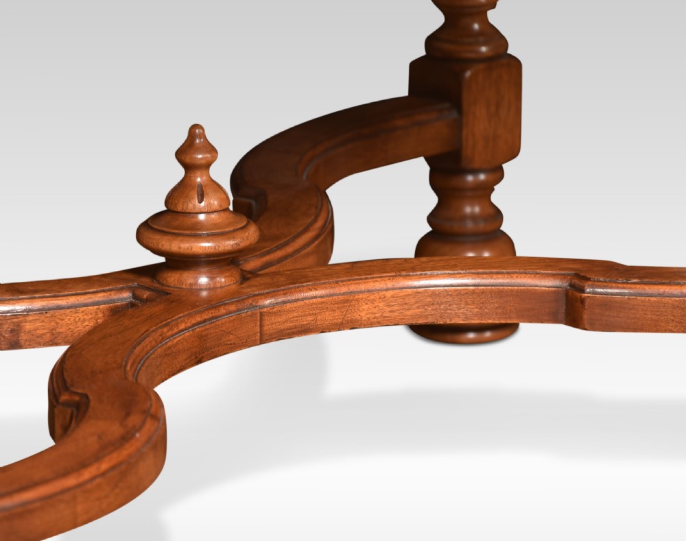 Large walnut Stool View VI