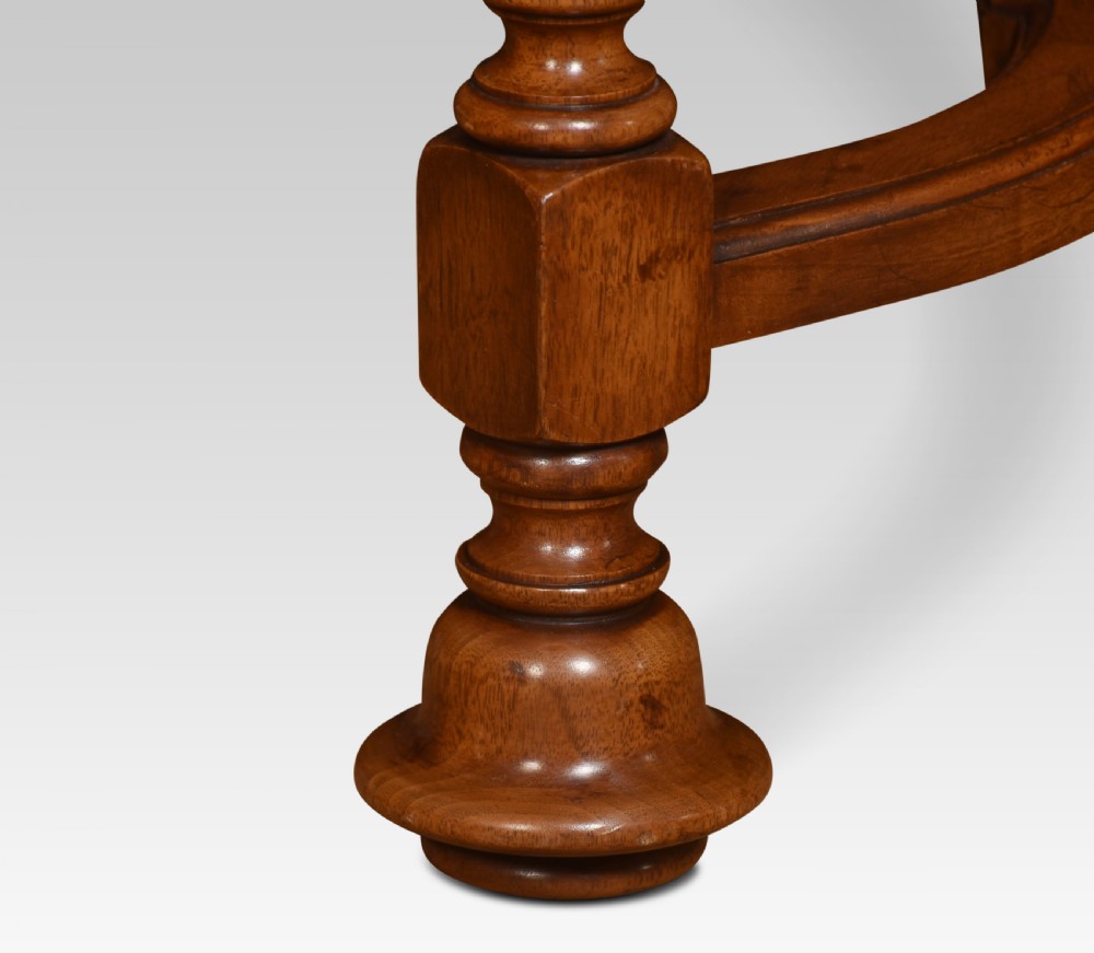 Large walnut Stool View VII