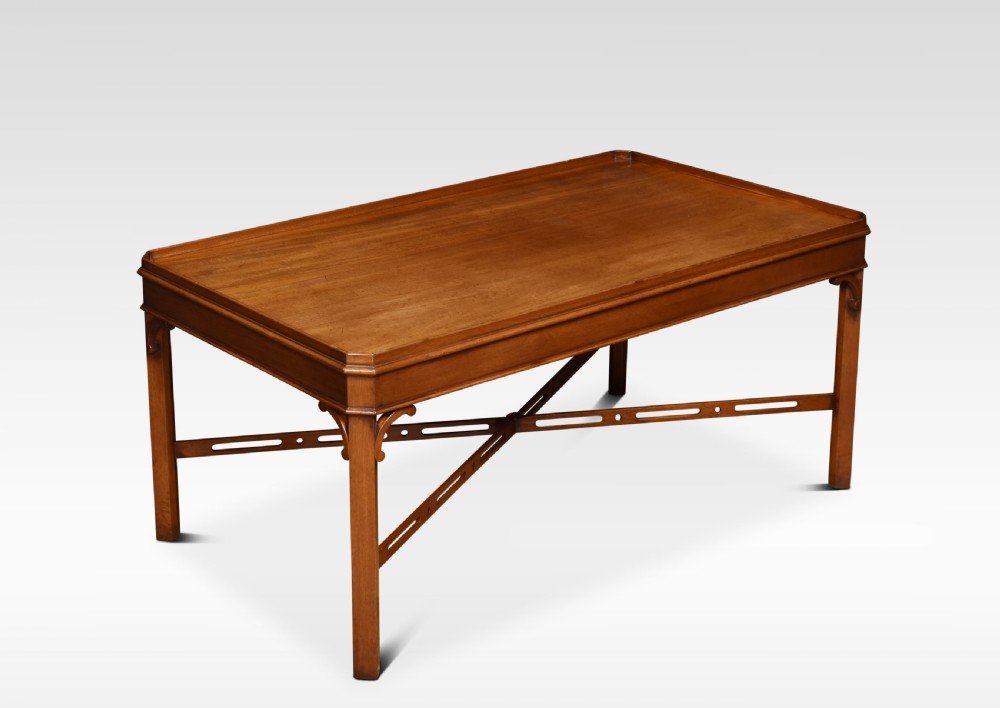 Mahogany coffee table View IV