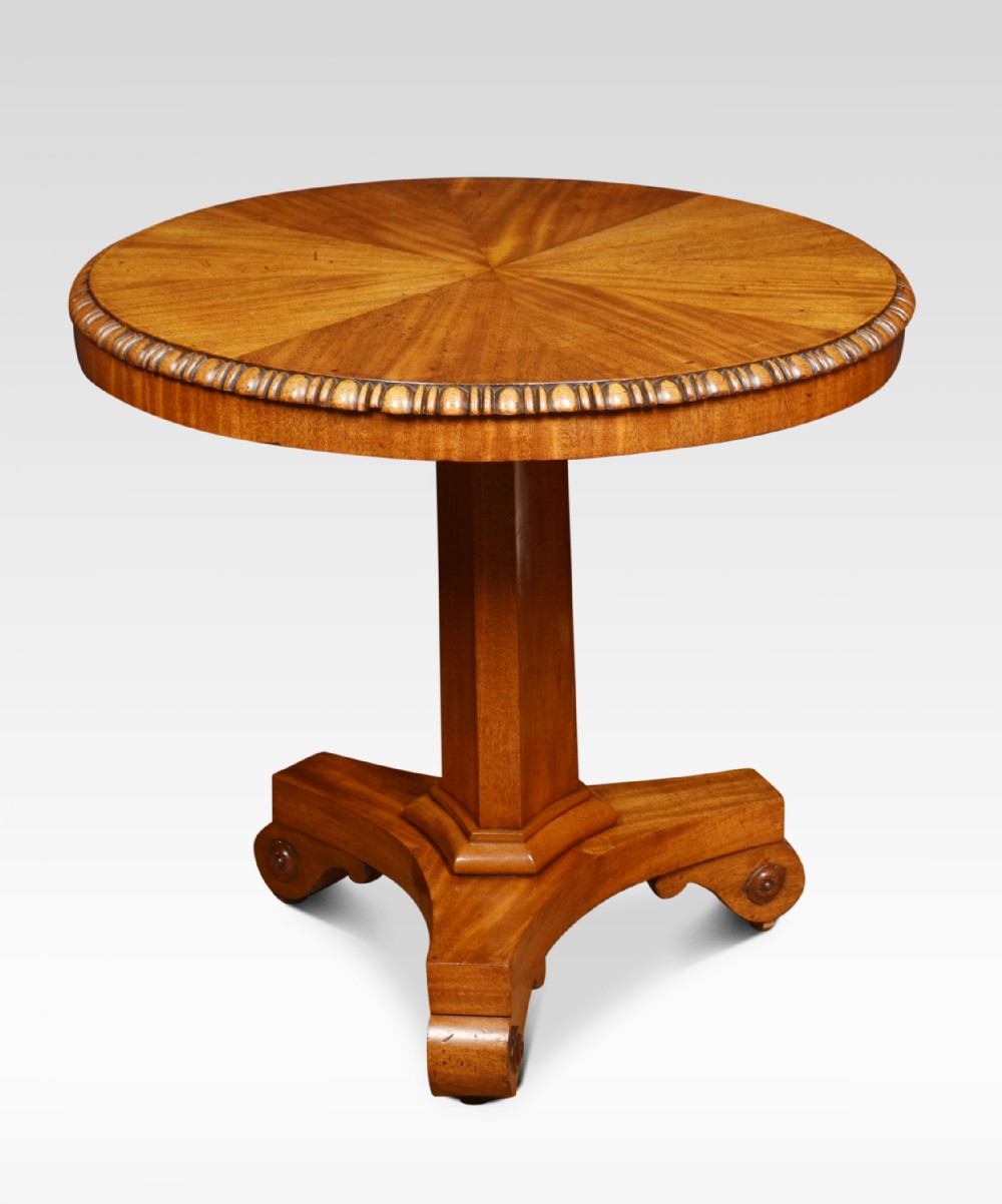 Mahogany pedestal table
