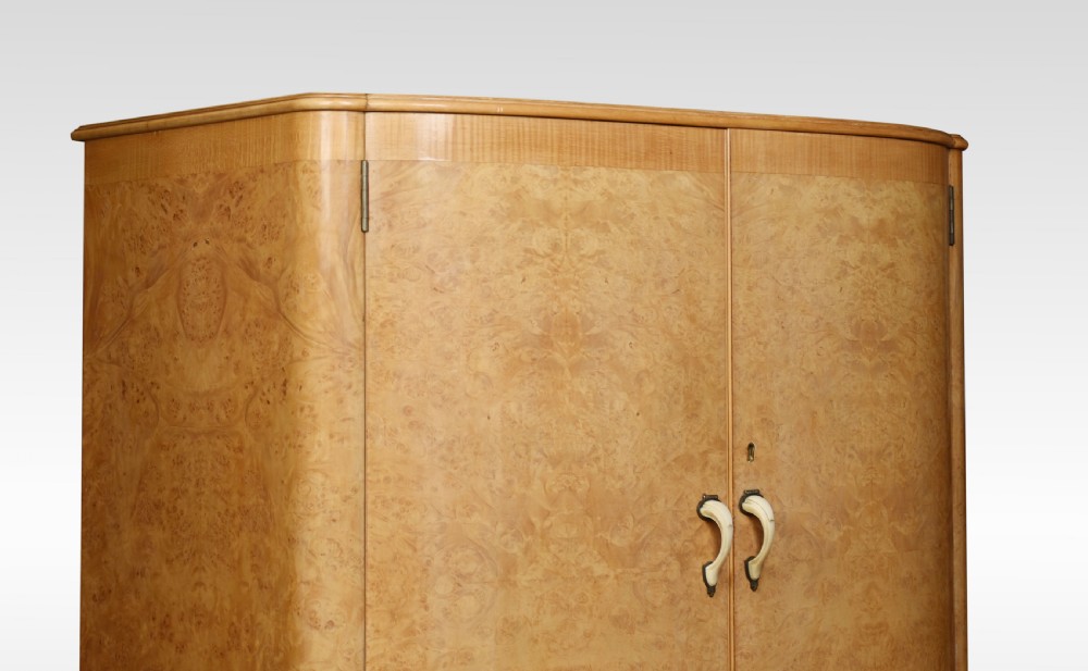 Walnut two door press cupboard View II