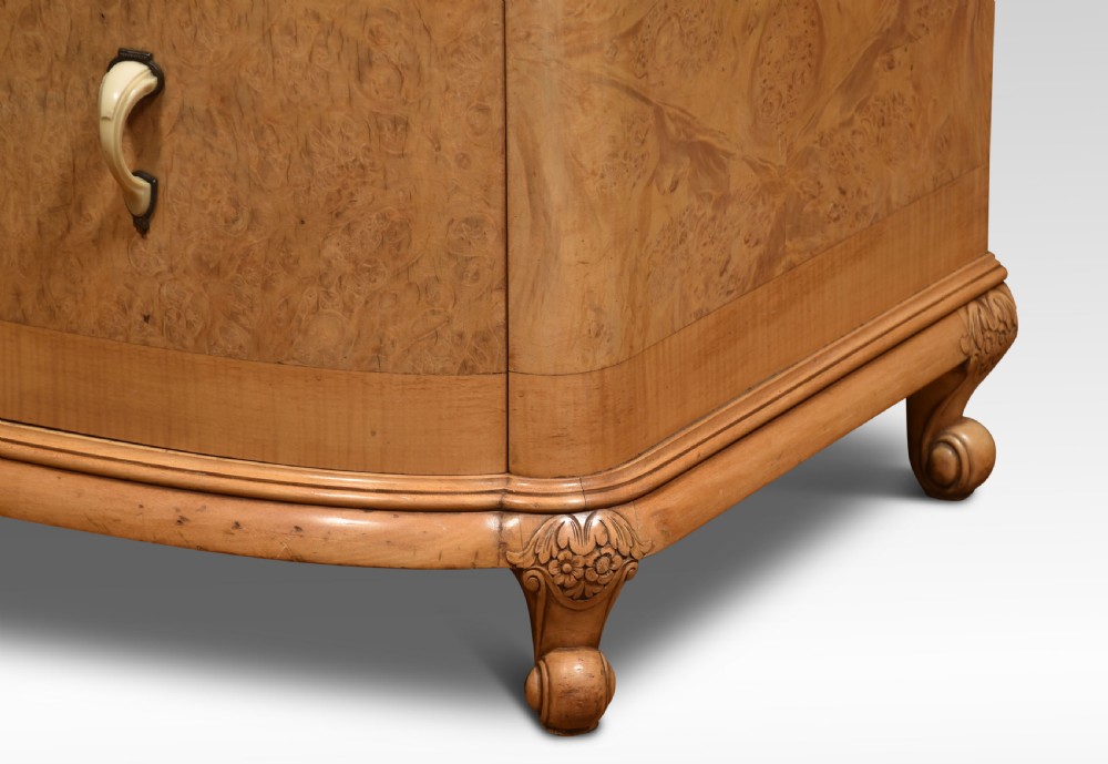 Walnut two door press cupboard View IV