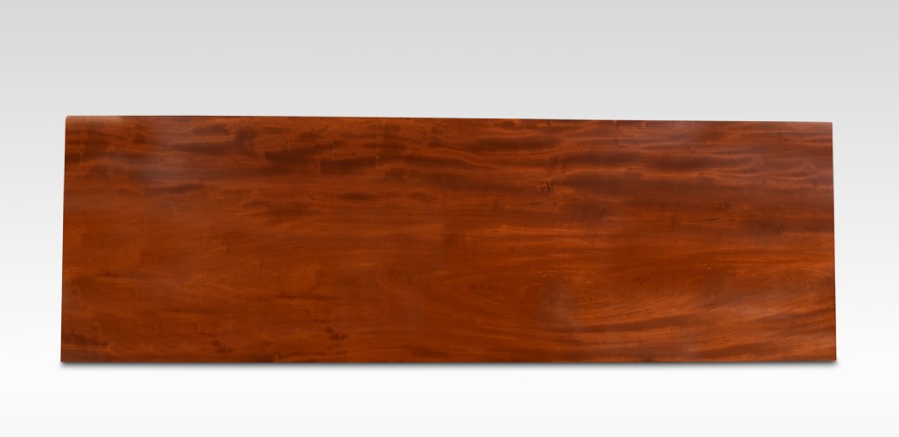 Regency mahogany console table of large proportions View XIV