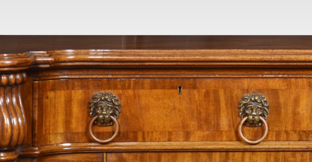 Walnut inverted breakfront sideboard View VI