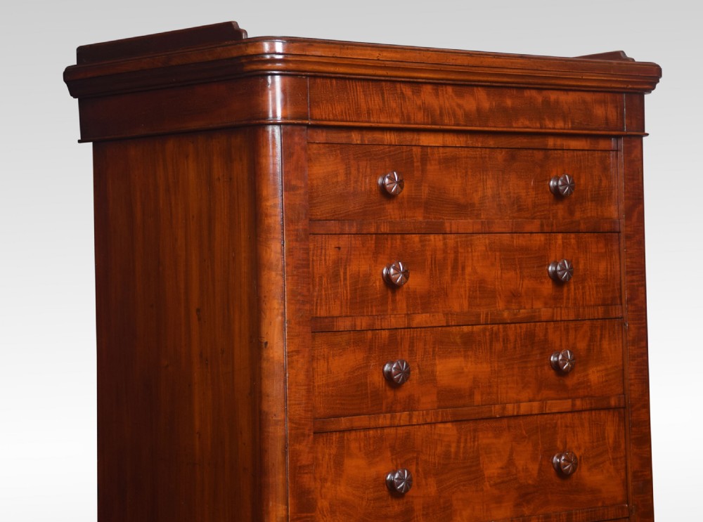 Mahogany Wellington chest View VI