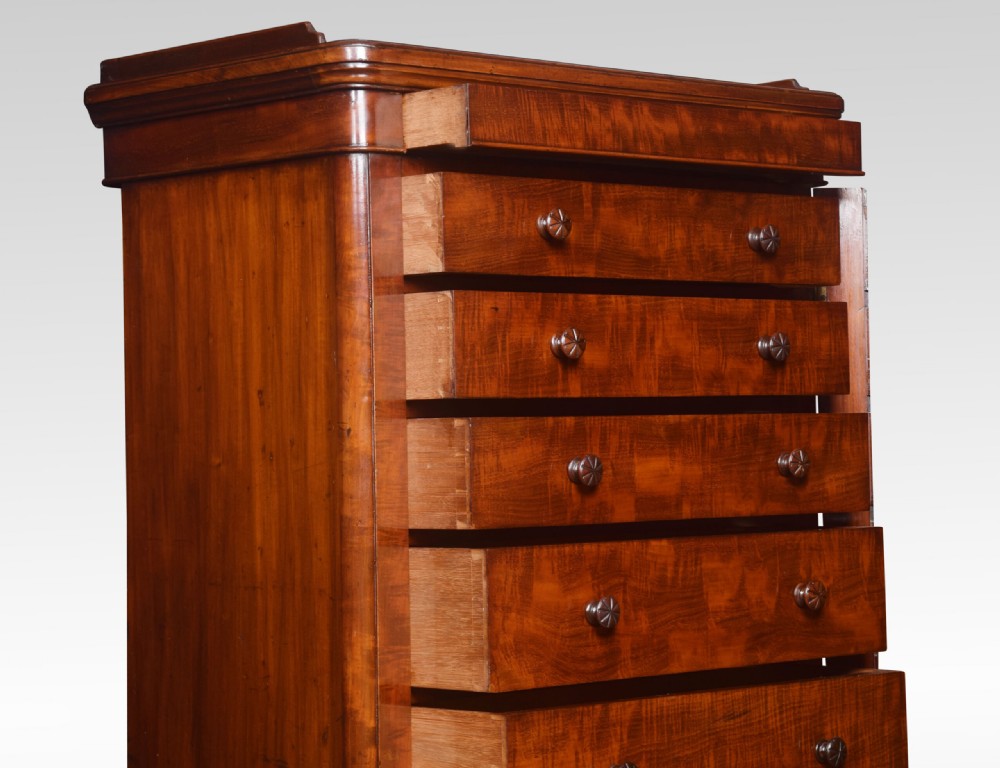 Mahogany Wellington chest View VIII