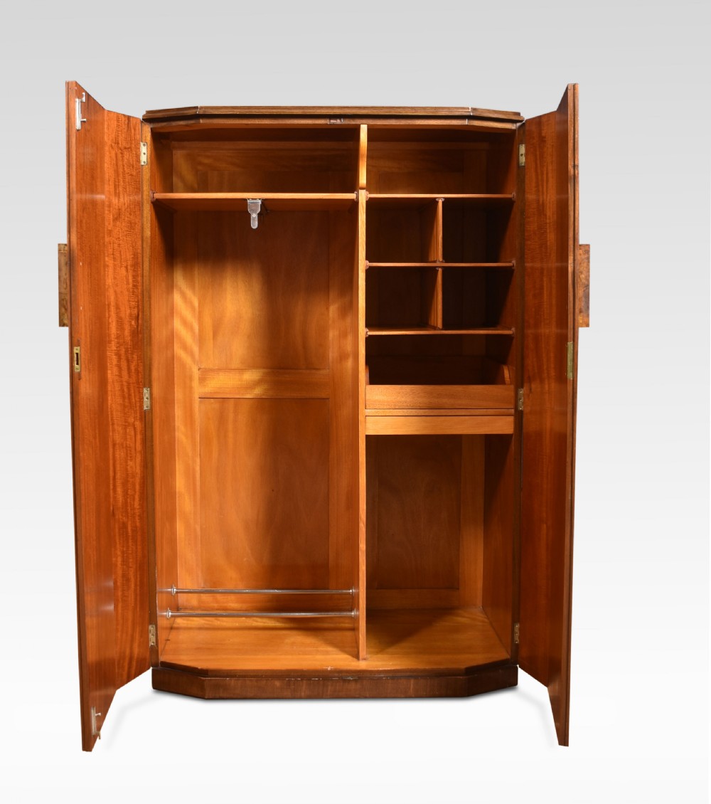 Art Deco two door Wardrobe View II