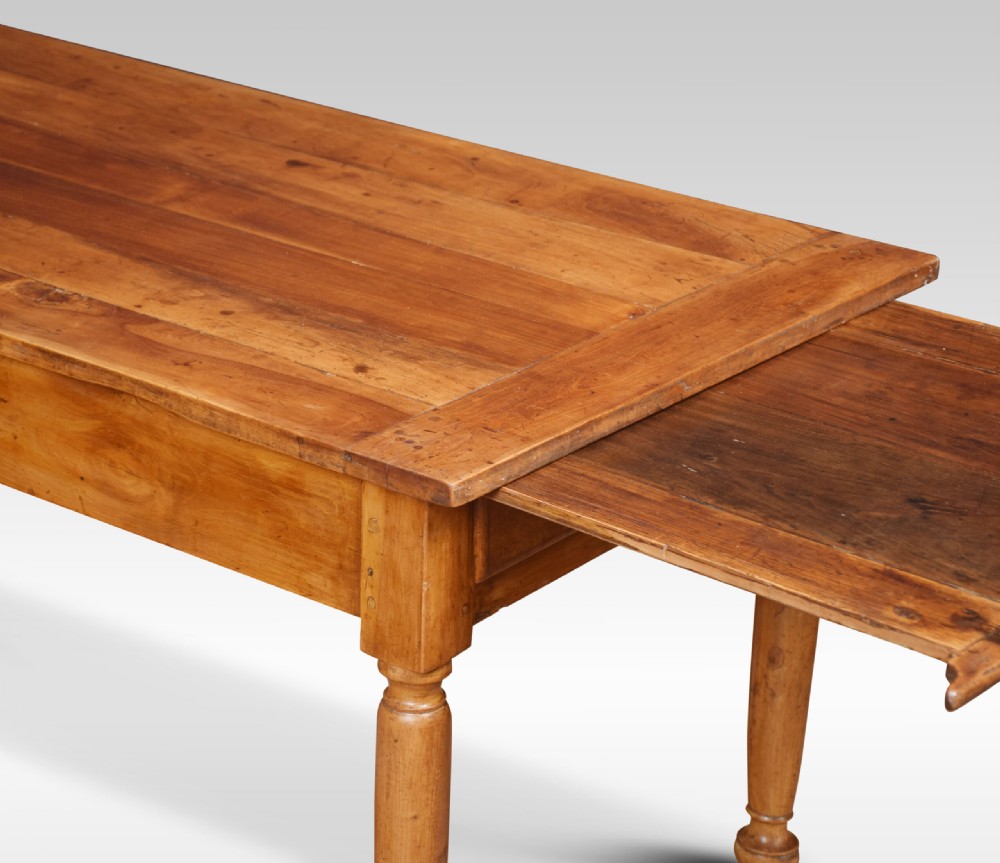 Fruitwood farmhouse table View VII