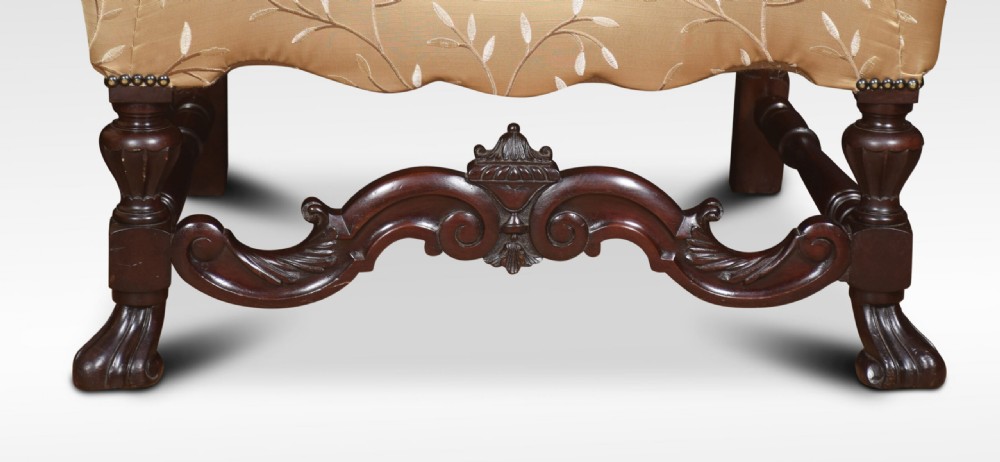 Pair of high back wing armchairs View VI