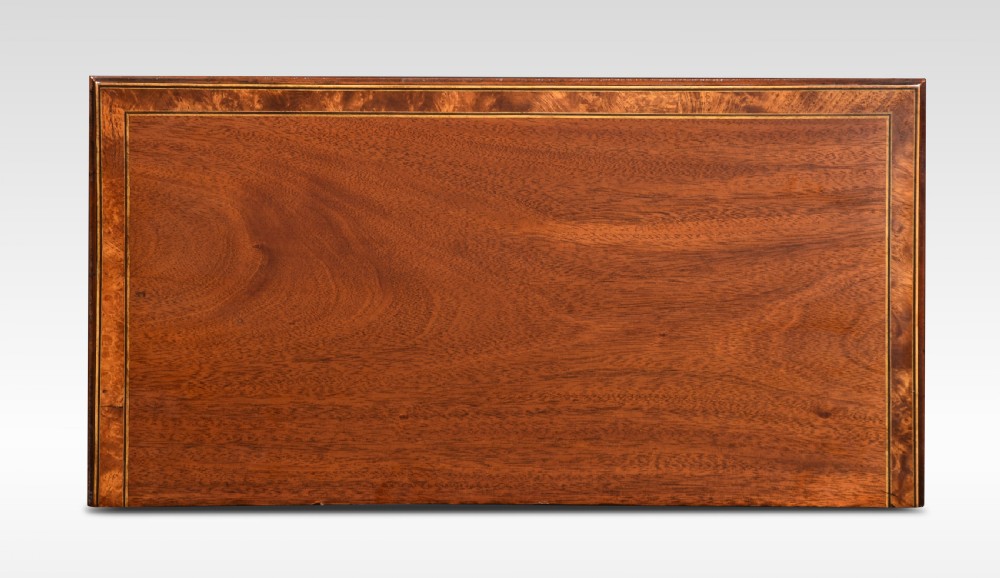 Mahogany open bookcase View VII