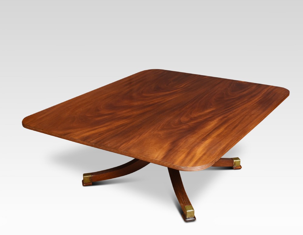 Regency mahogany coffee table