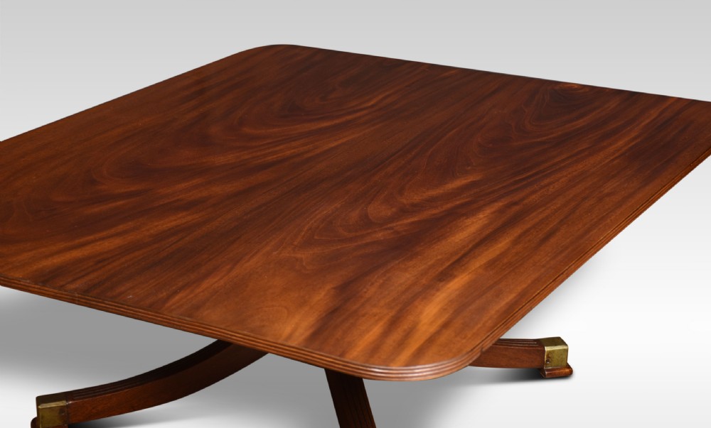 Regency mahogany coffee table View II