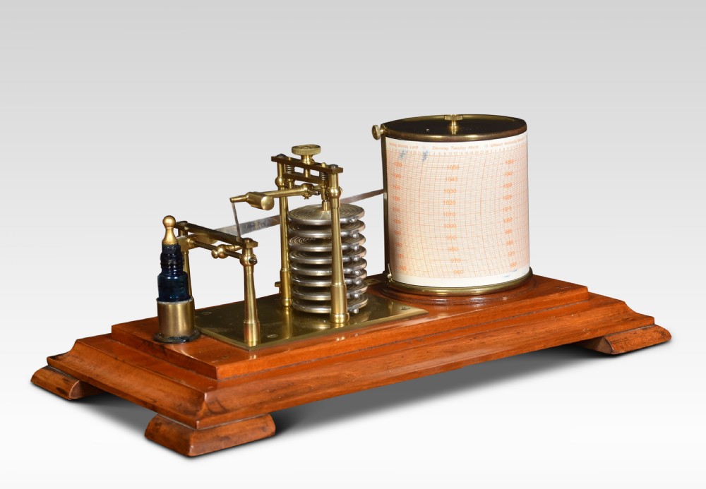 Mahogany cased Barograph View III