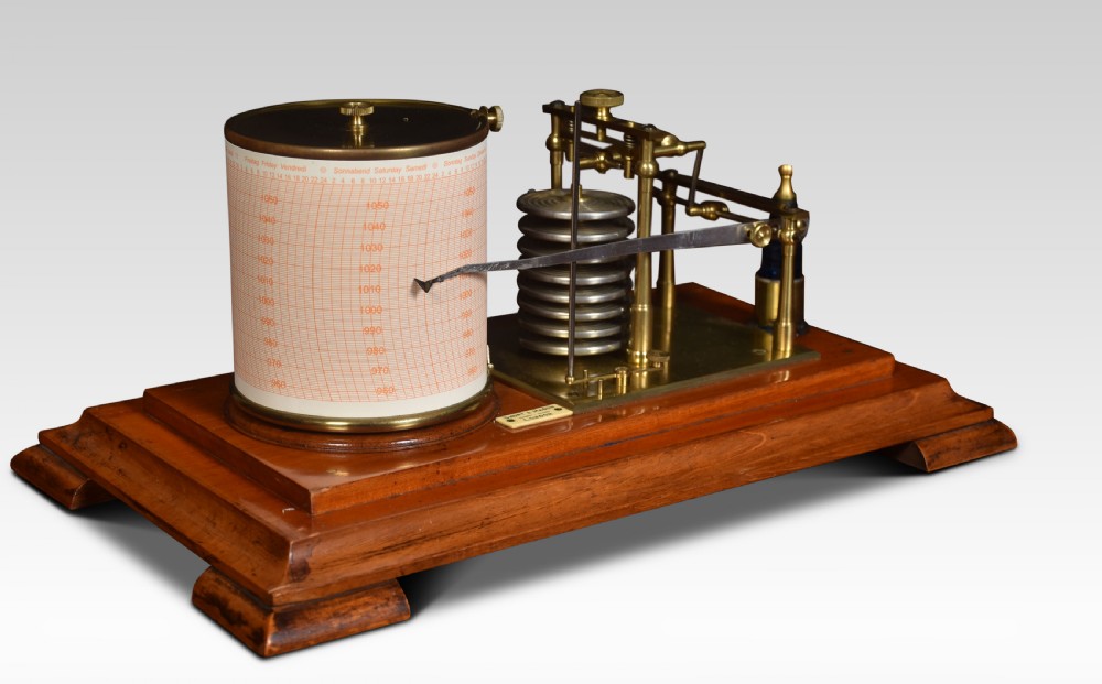 Mahogany cased Barograph View VI