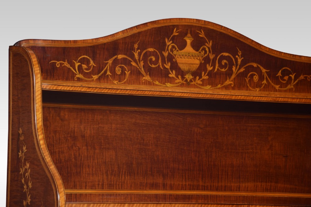 Edwards and Roberts mahogany and satinwood inlaid writing table View VI