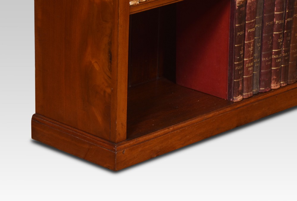 Walnut open bookcase View VI