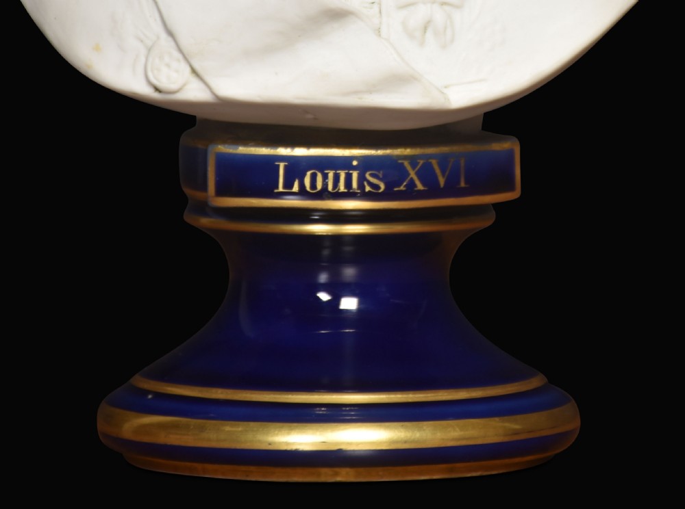 Parianware bust of King Louis XVI View III