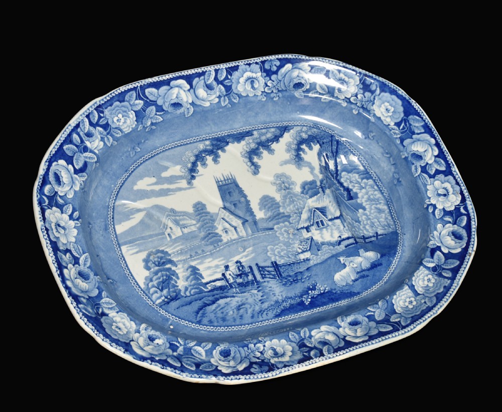 Staffordshire meat draining plate