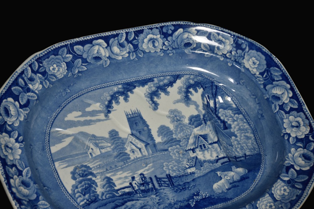 Staffordshire meat draining plate View II
