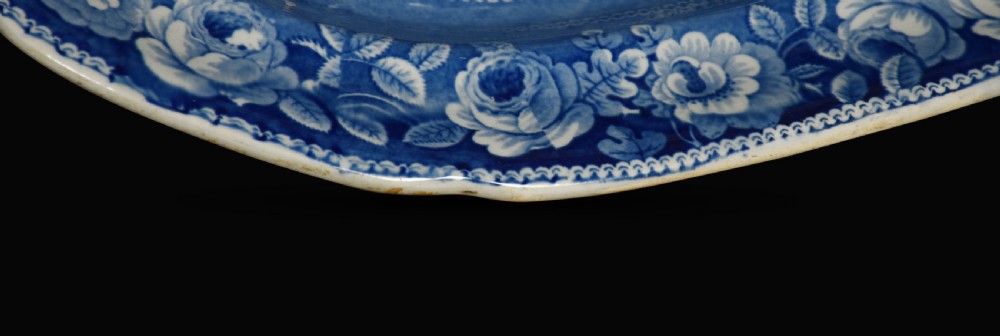 Staffordshire meat draining plate View III