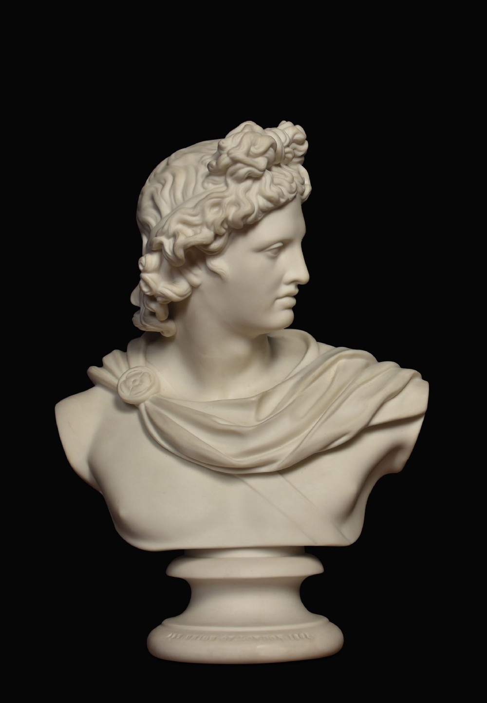 Parianware bust of Apollo