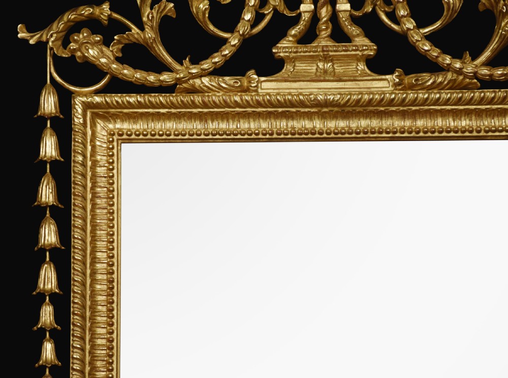 Pair of 18th century-style giltwood wall mirrors View II