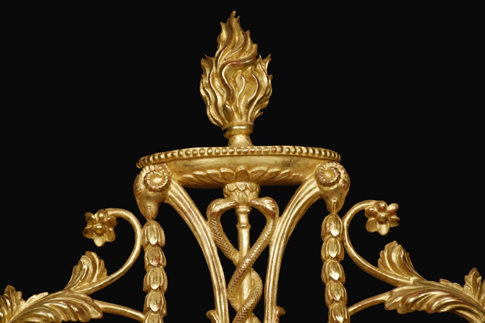 Pair of 18th century-style giltwood wall mirrors View V
