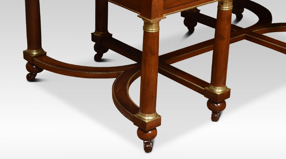 19th Century mahogany Empire style desk View III
