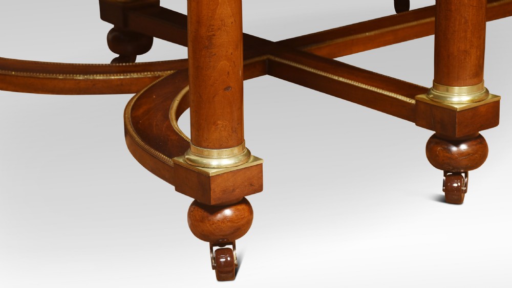 19th Century mahogany Empire style desk View VIII