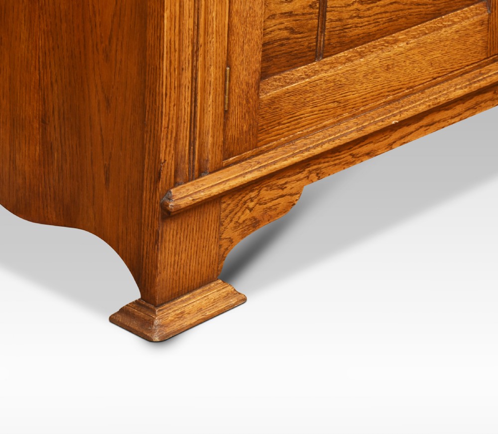 Art Nouveau oak sideboard View III