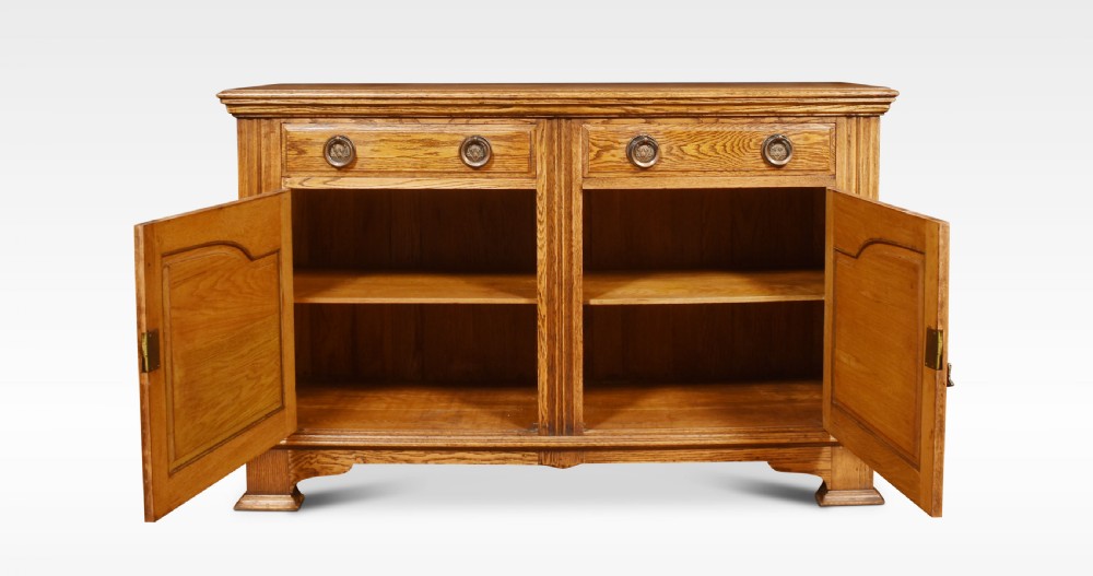 Art Nouveau oak sideboard View VII