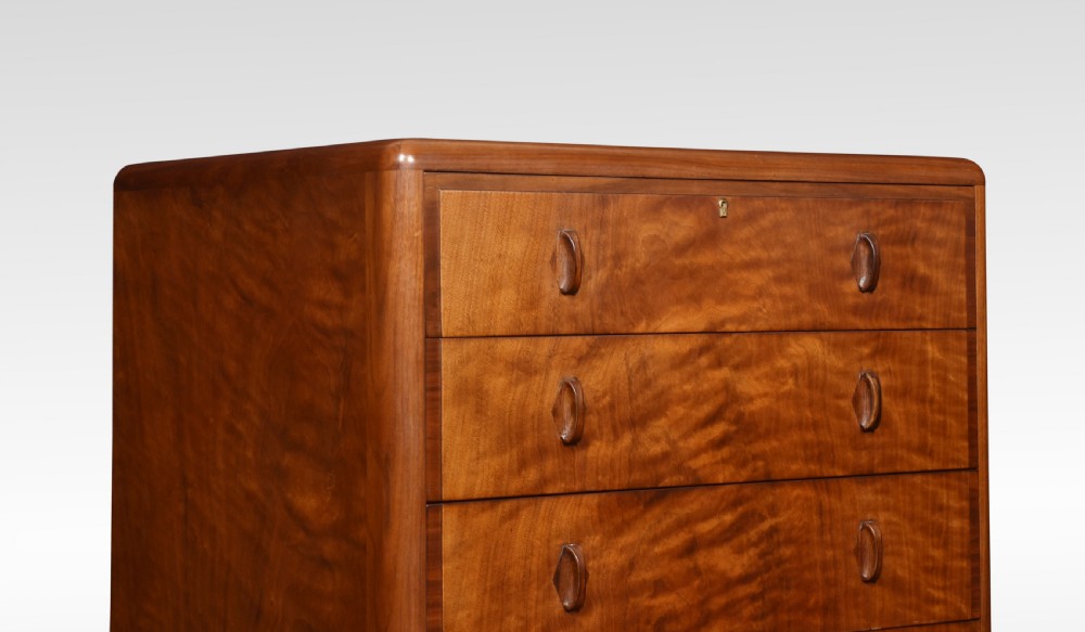 Arts & Crafts Cotswold School walnut Chests of Drawers View VII