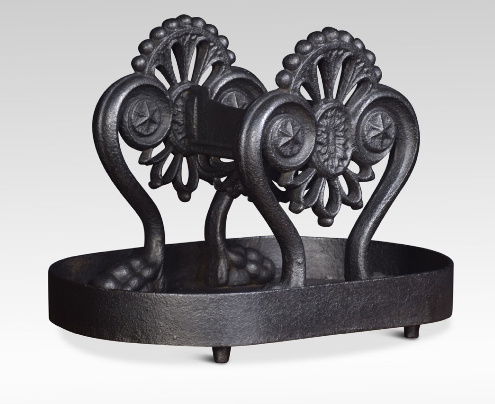 Regency cast iron boot scraper