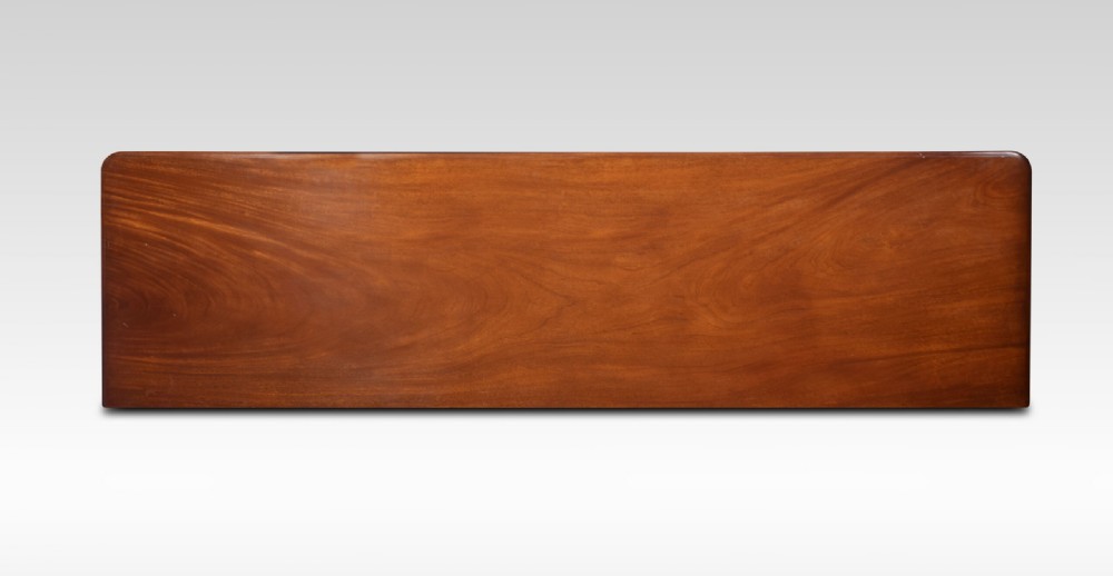 Regency mahogany low linen press View IX