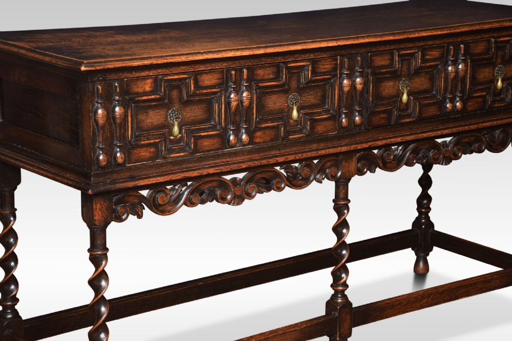 Oak sideboard of Jacobean design View V