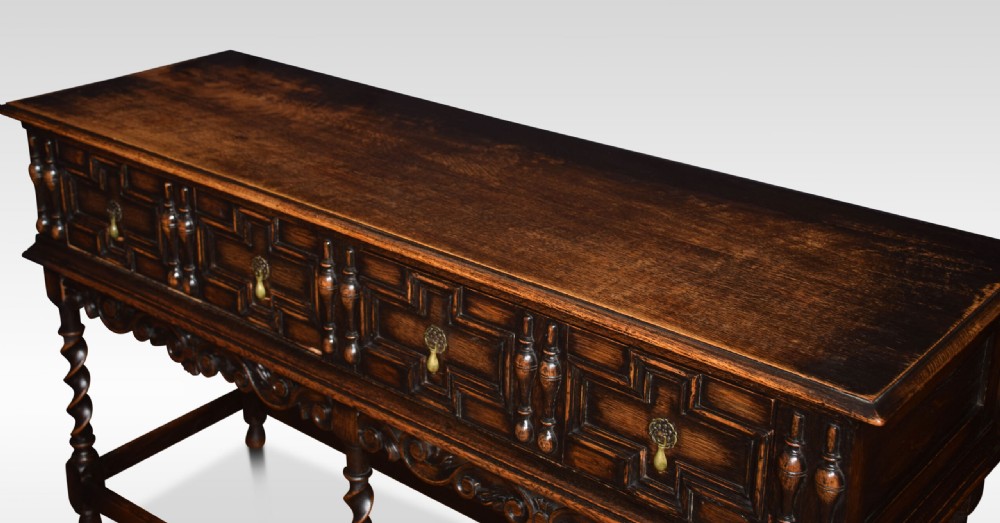 Oak sideboard of Jacobean design View VI