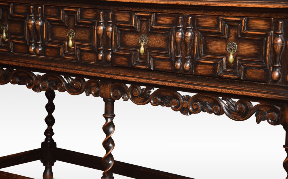 Oak sideboard of Jacobean design View VII