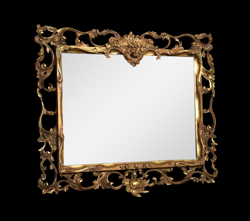 Florentine framed wall mirror View IV