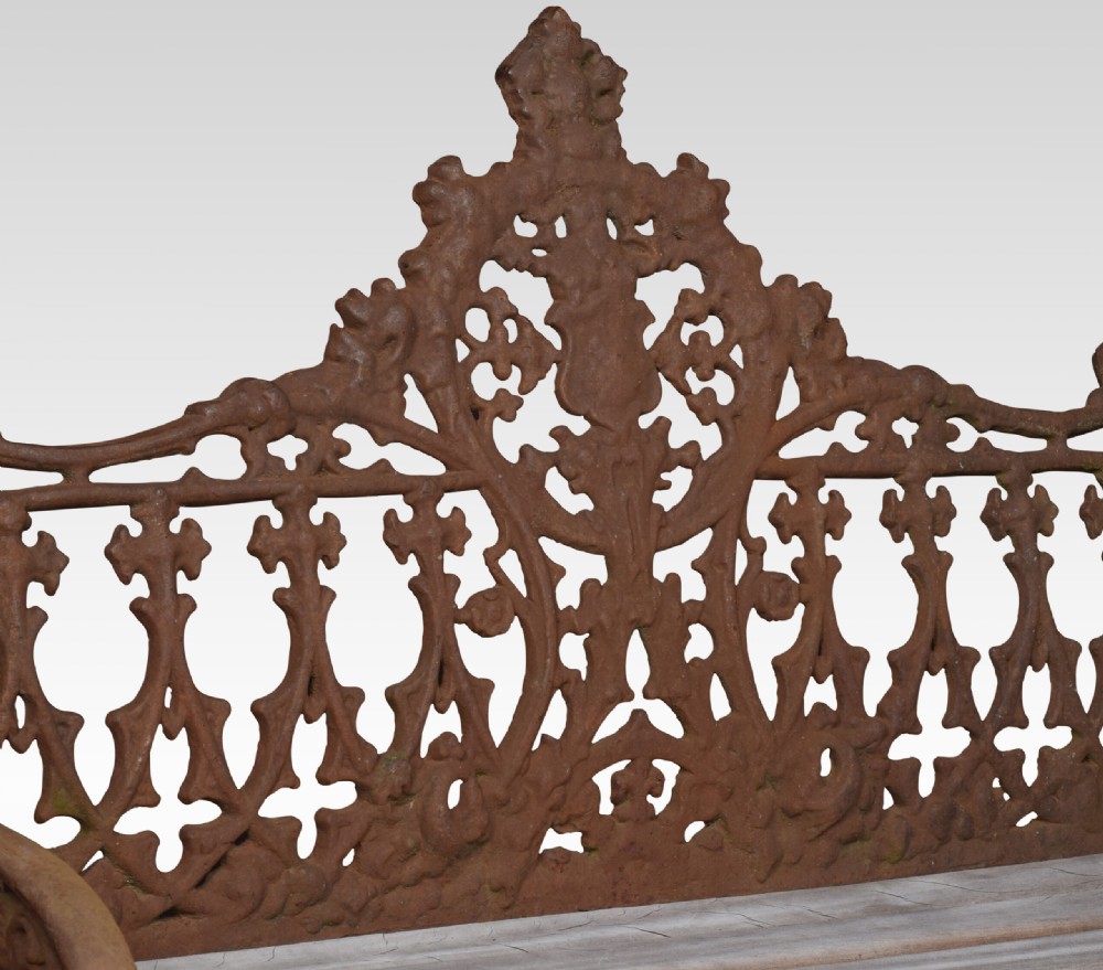 Set Of Cast Iron Garden Seats View II