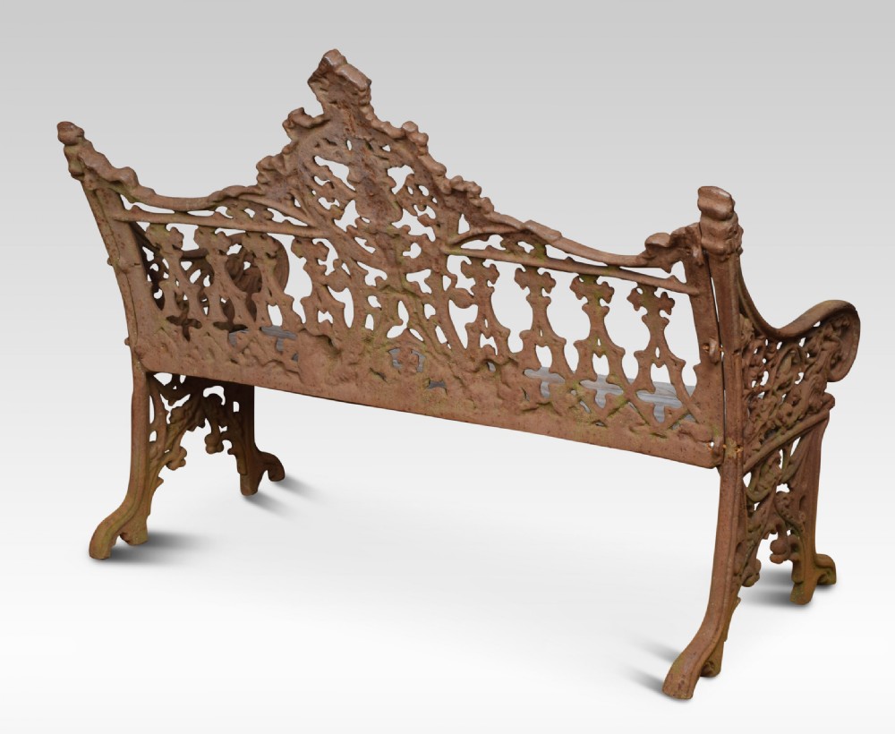 Set Of Cast Iron Garden Seats View IV