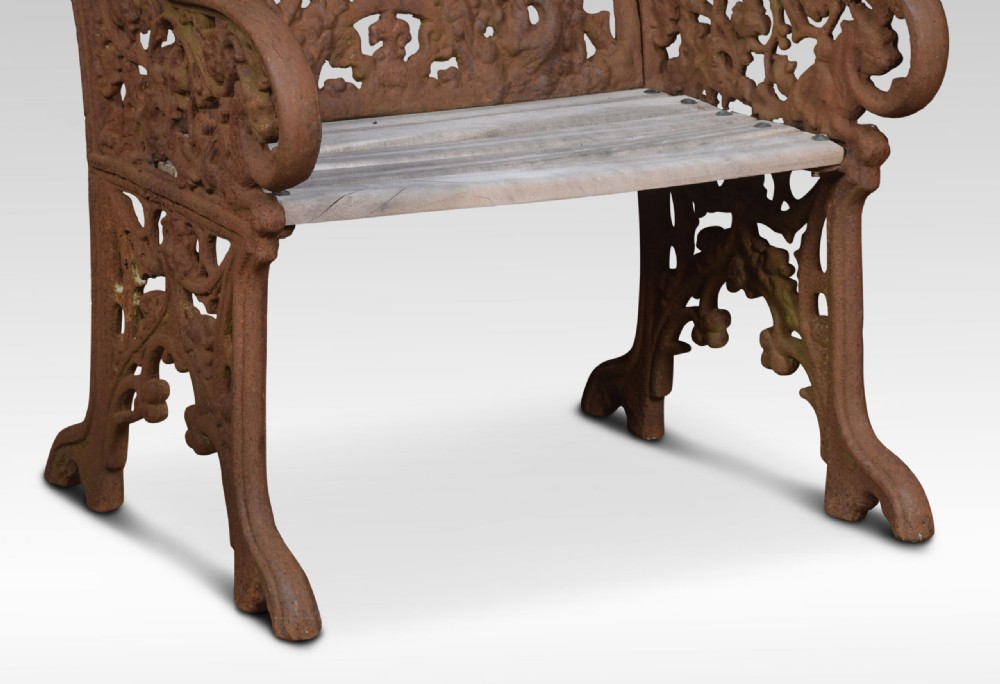 Set Of Cast Iron Garden Seats View XI