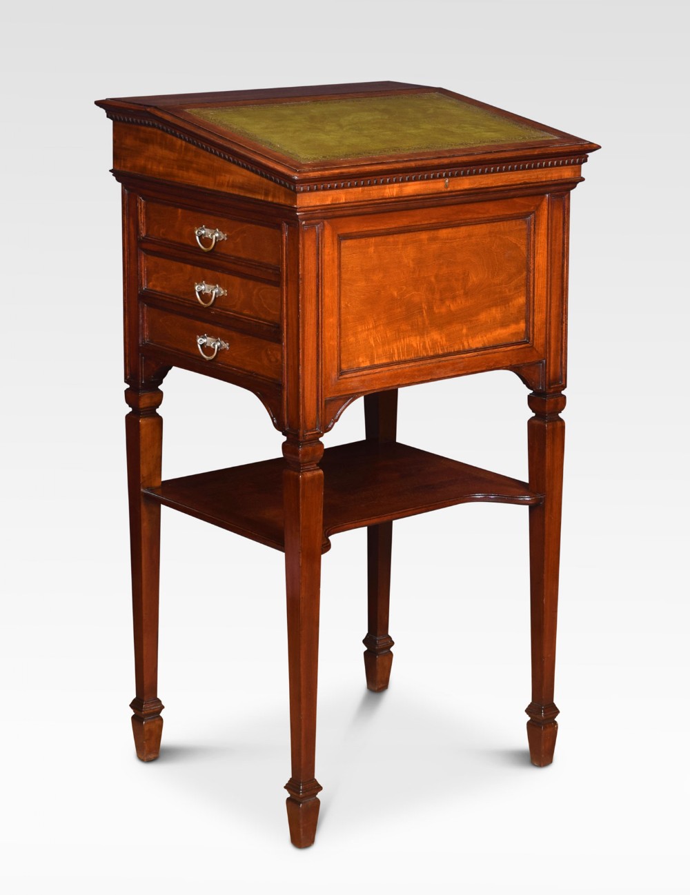 Tall Walnut Clerks Desk