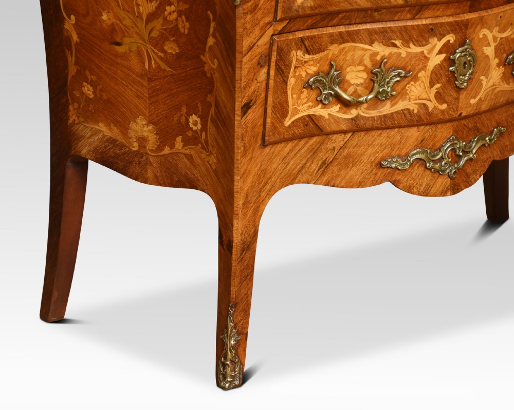 Large Kingwood and marquetry commode View III