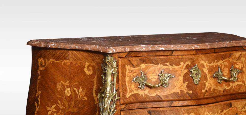 Large Kingwood and marquetry commode View V