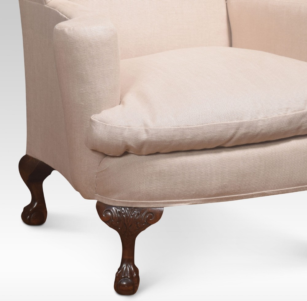 Pair Of Georgian Style Wing Armchairs View II