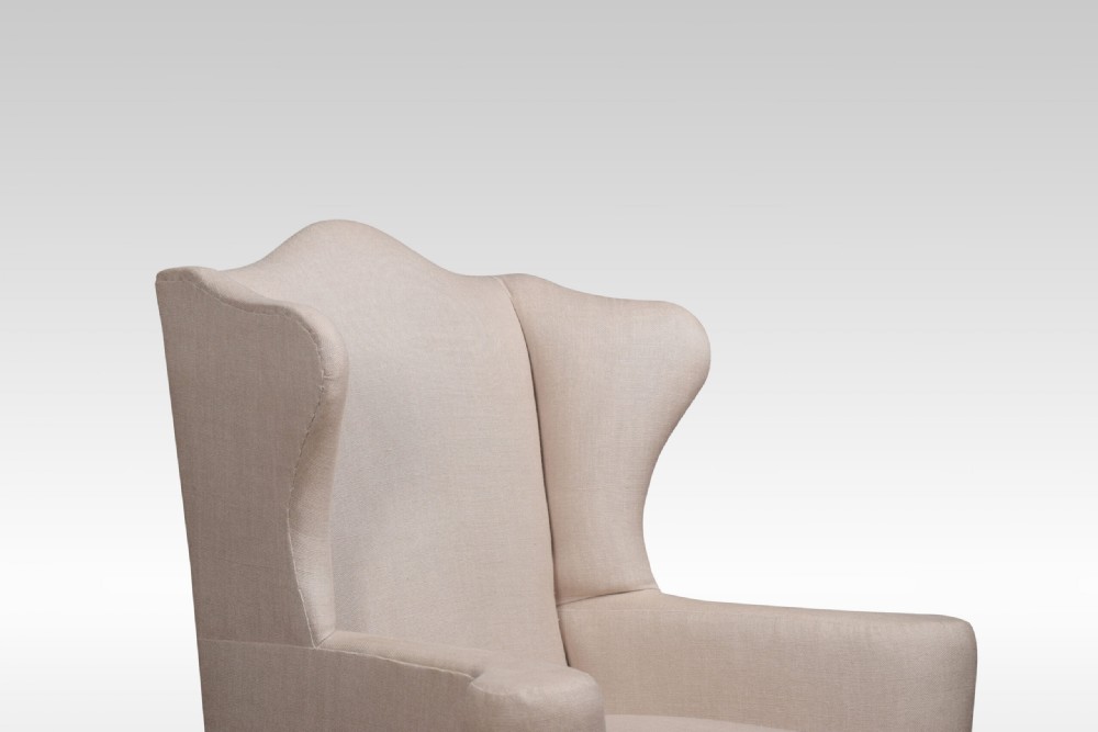 Pair Of Georgian Style Wing Armchairs View IV
