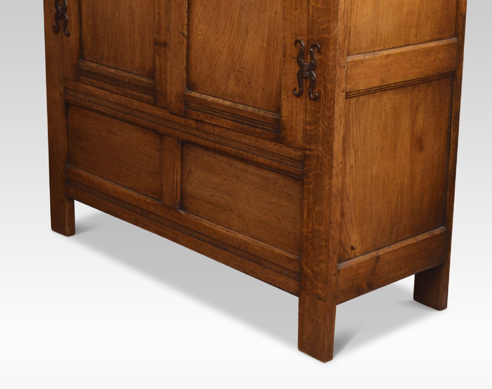 Carved oak hall robe View IV
