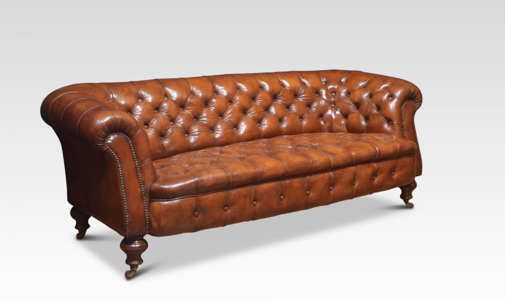 Leather Deep Buttoned Chesterfield View III