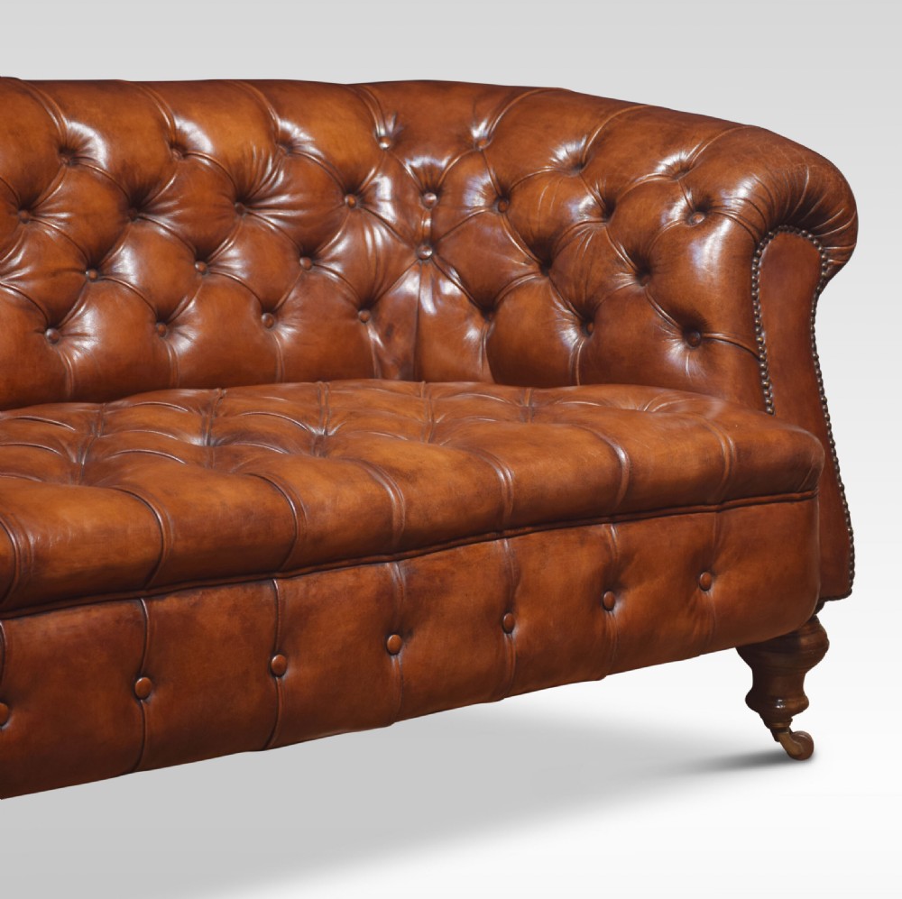 Leather Deep Buttoned Chesterfield View VI