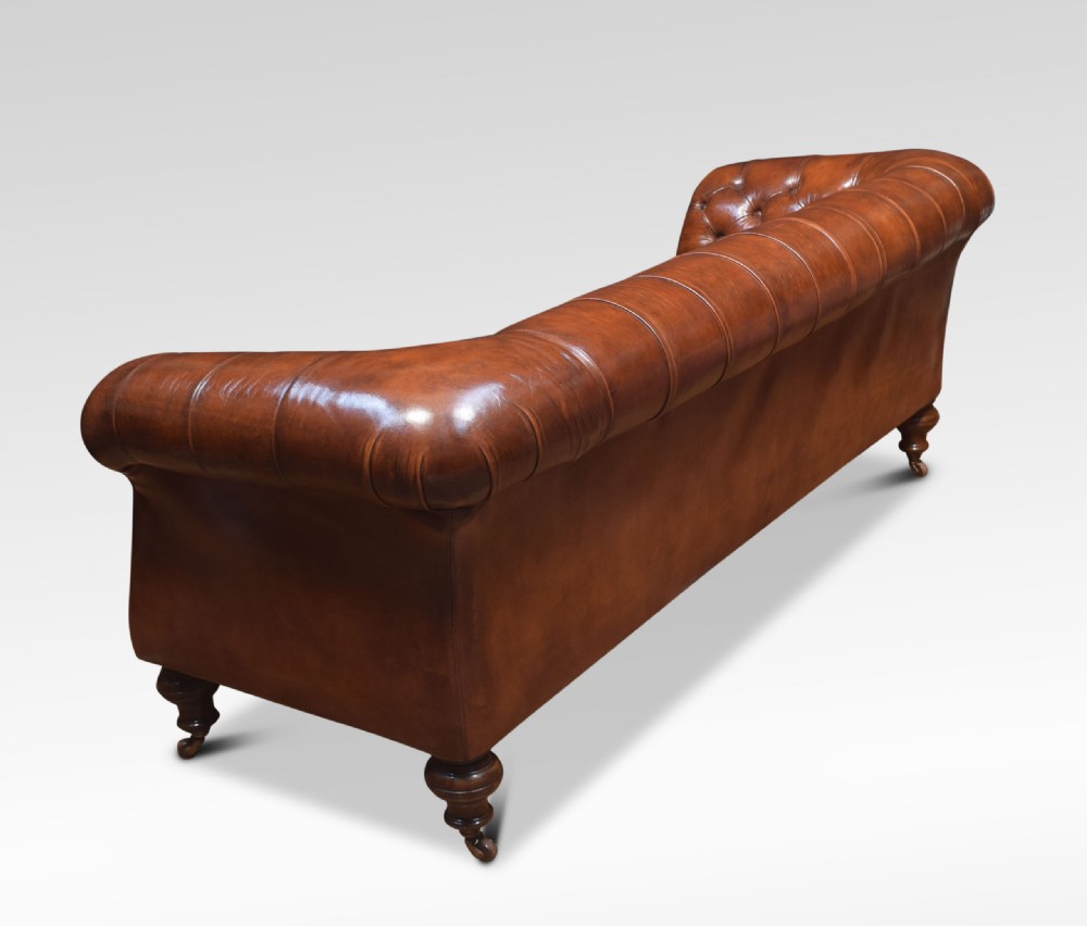 Leather Deep Buttoned Chesterfield View IX